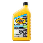 Pennzoil Platinum Synthetic SAE 5W-20 Motor Oil - Quart