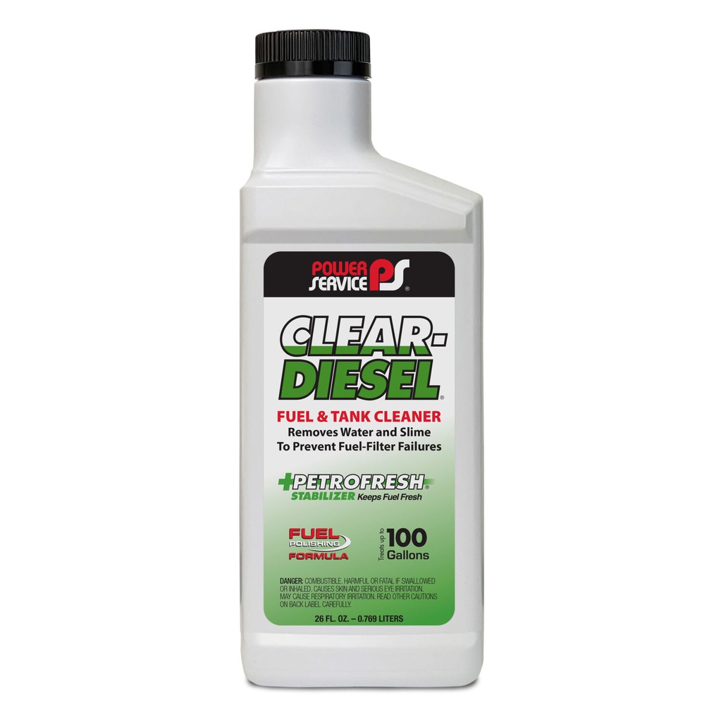 [PSVC9226] Power Service Clear-Diesel Fuel and Tank Cleaner - 26 oz.