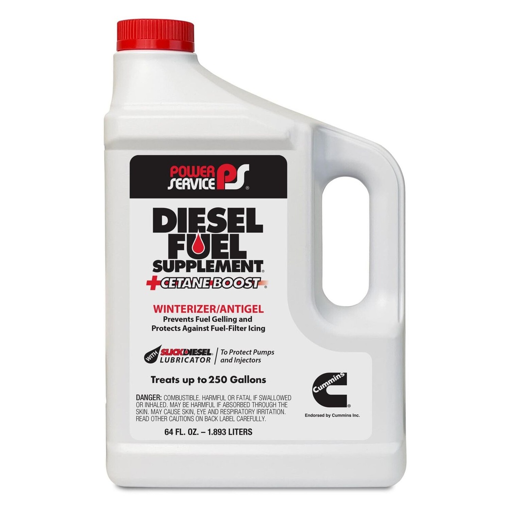 Power Service Diesel Fuel Supplement +Cetane Boost - 12 oz